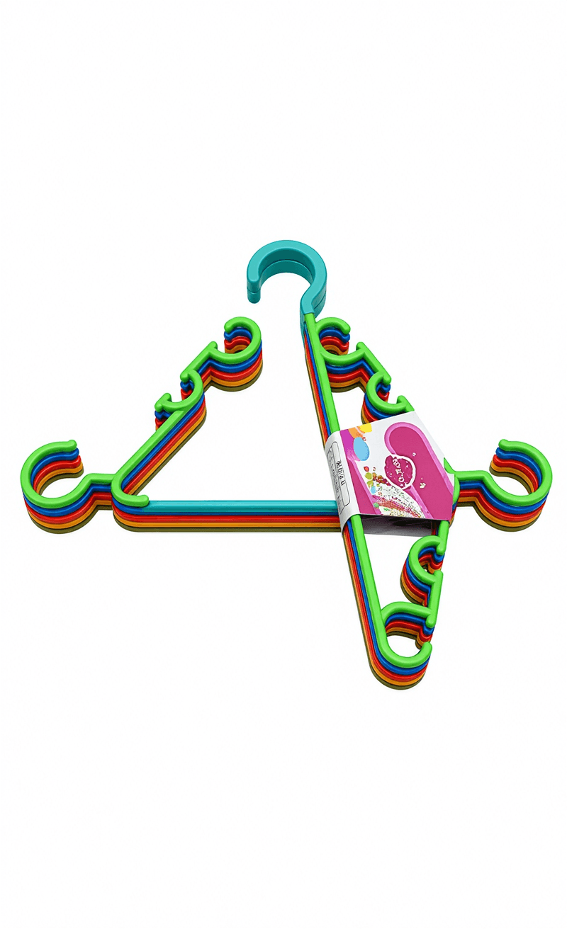 Rainbow Kids Clothes Hangers Set