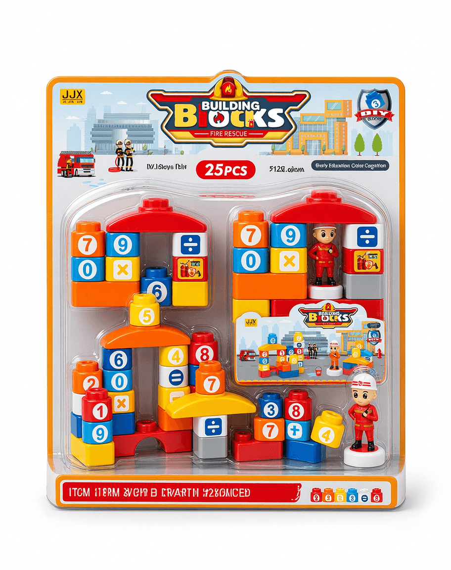 Fire Rescue Building Blocks 25PCS