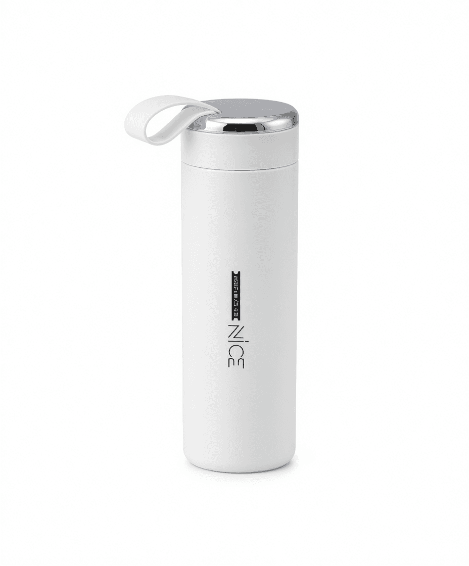NICE White Insulated Bottle