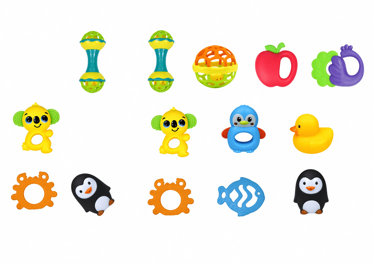 Baby Rattle & Teether Toy Set