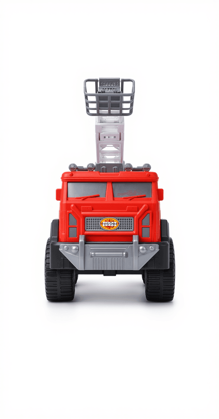 Red Fire Truck with Ladder