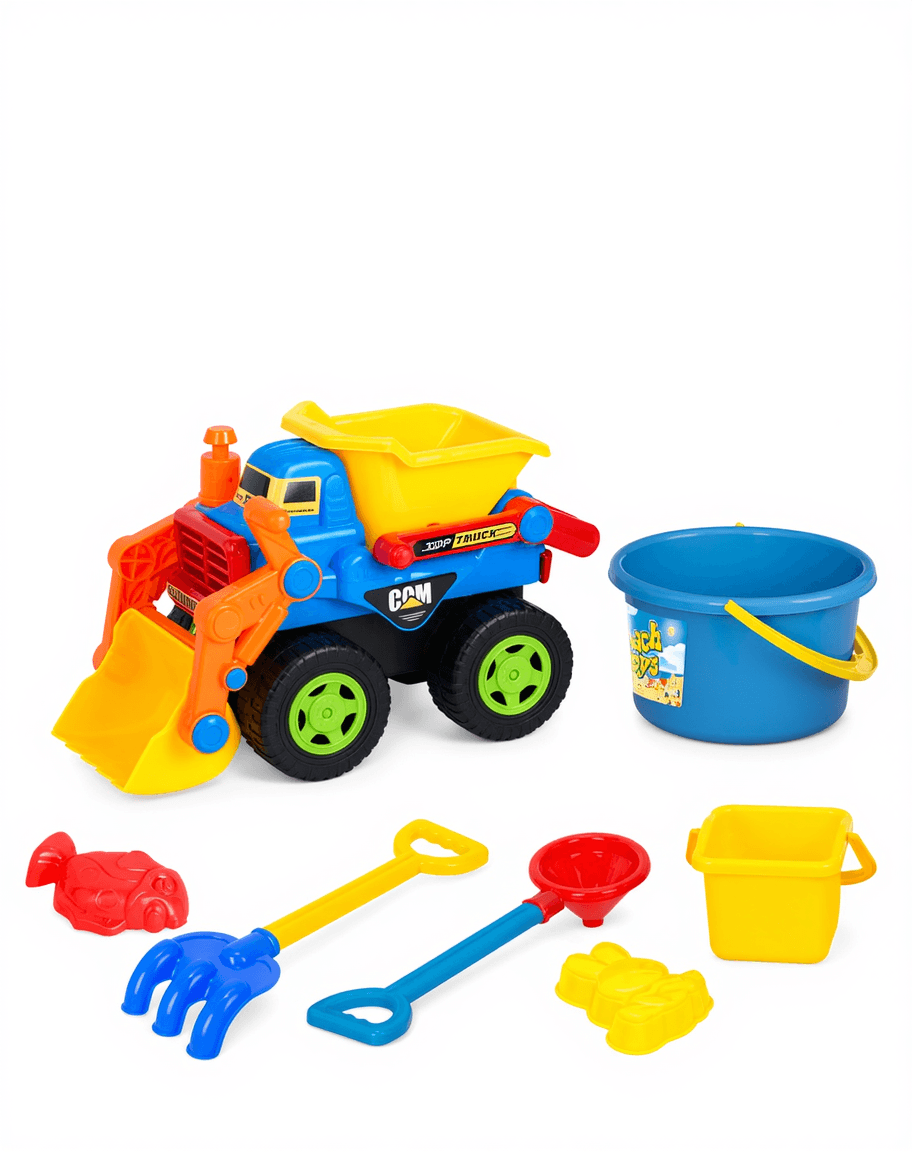 Beach Dump Truck Sand Toy Set
