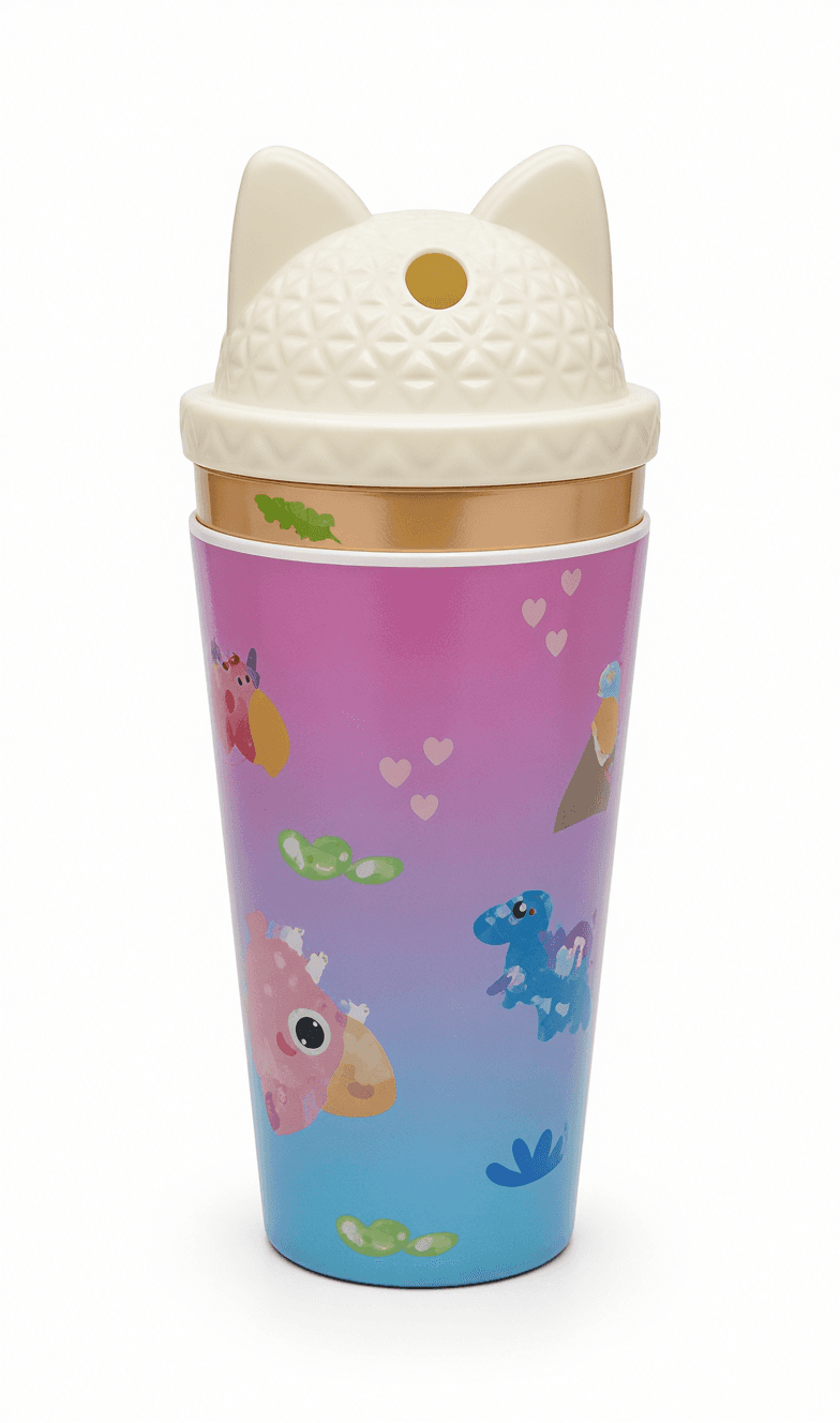 Kids Cat Ear Sippy Cup 850ml