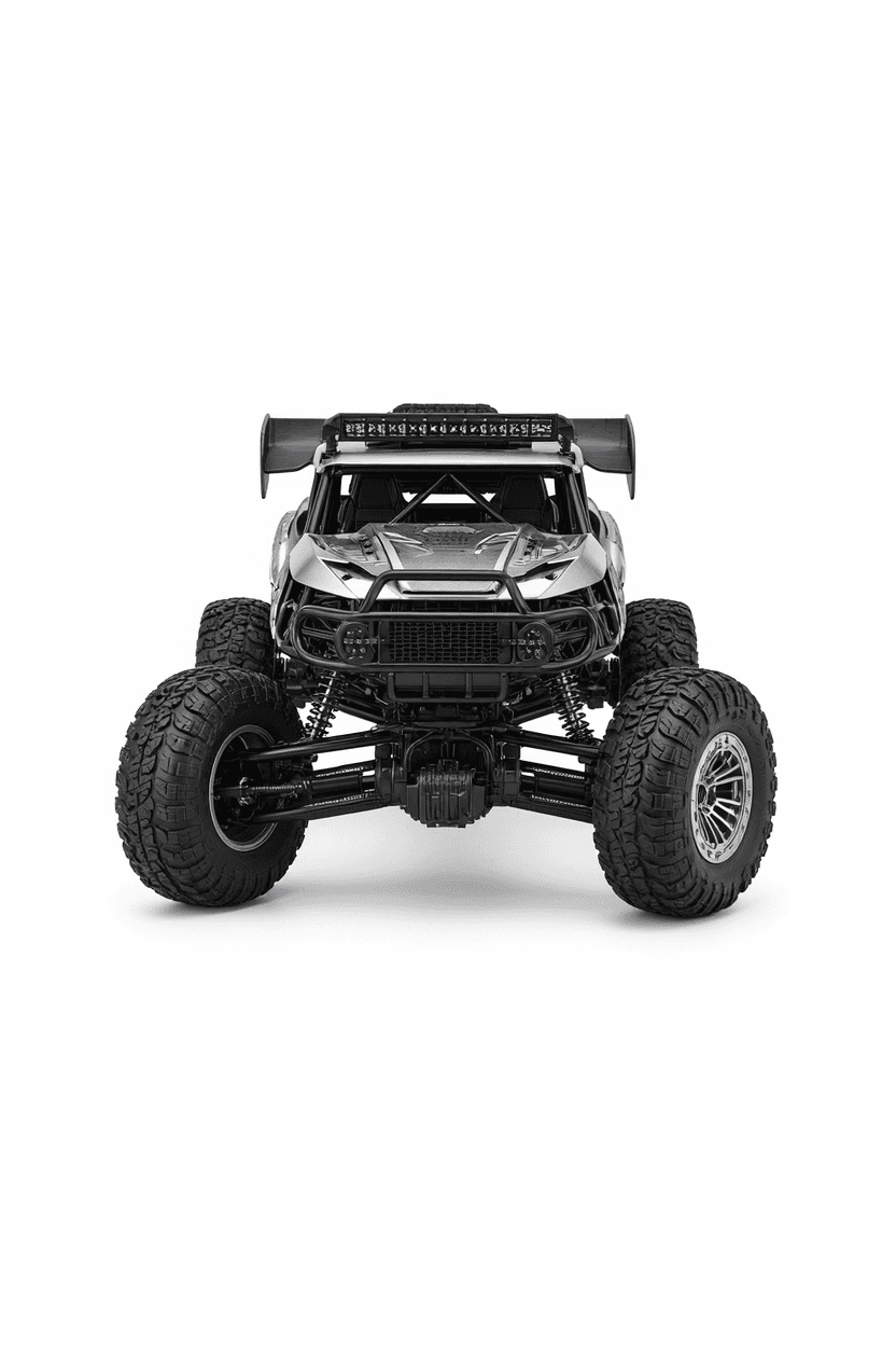RC Monster Truck with LED Light Bar