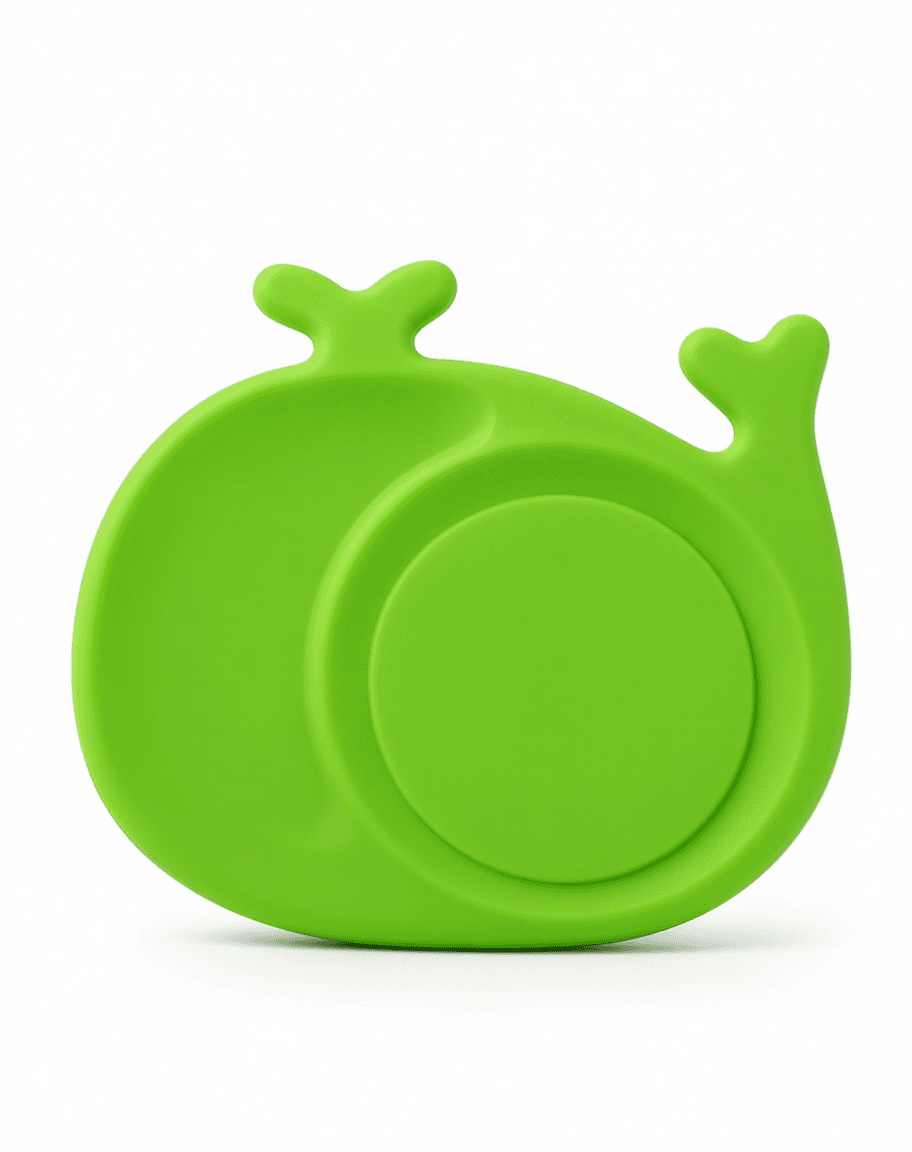Green Snail Silicone Teether