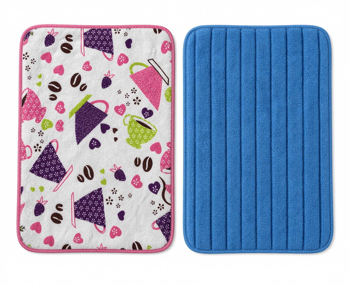 Kids Coffee Print Soft Towel